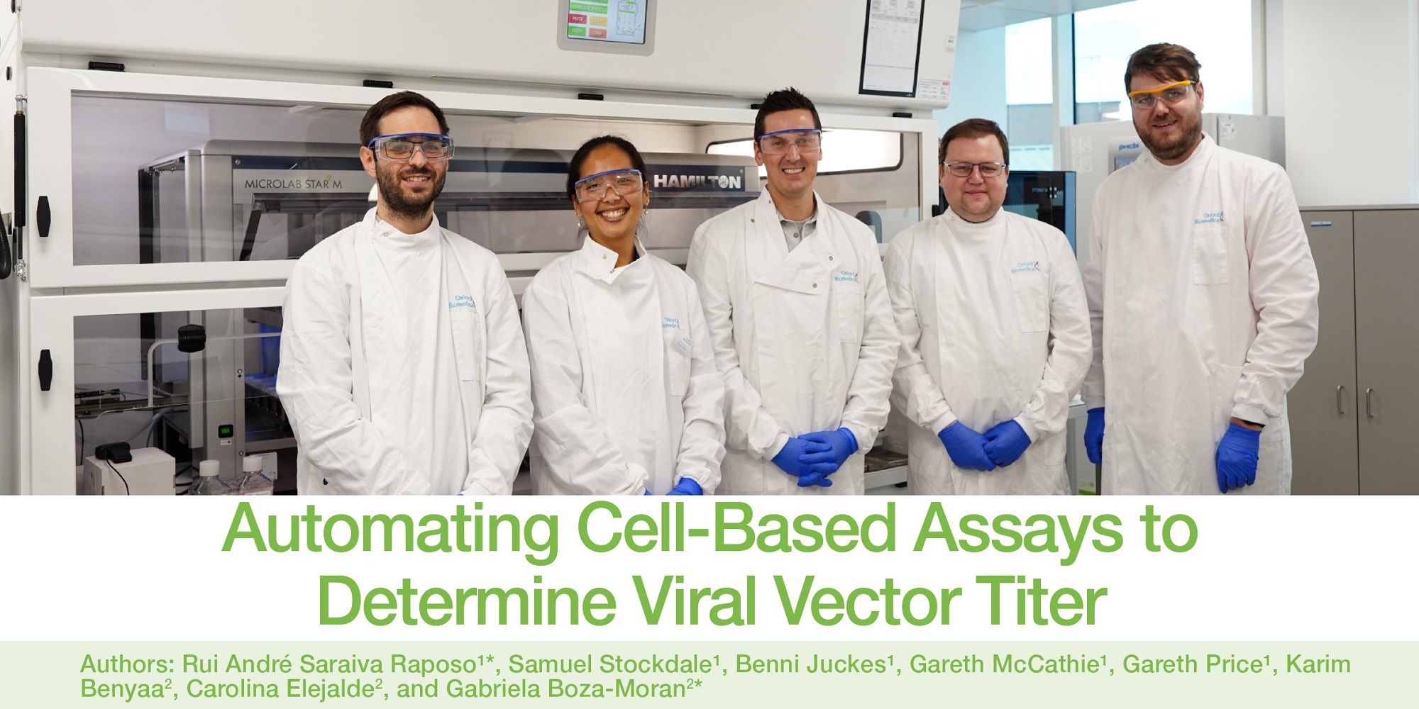 Hamilton Robotics Oxford Biomedica Case Study